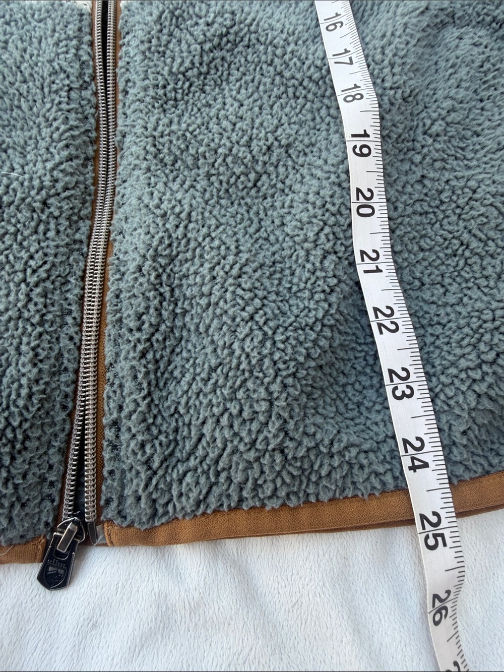 Kuhl Colorblock Teddy Jacket in Gray, Cream & Tan - Picture 8 of 15